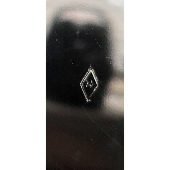 Heisey Crystolite (#1503) 13” Oval Footed Center Bowl Pair Rosette Candleholders - Picture 8 of 8